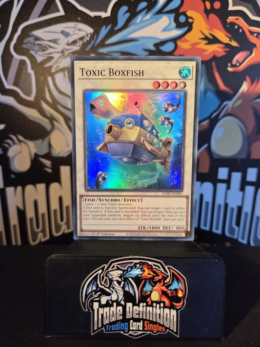 Yugioh ALIN-EN085 - Toxic Boxfish - Super Rare