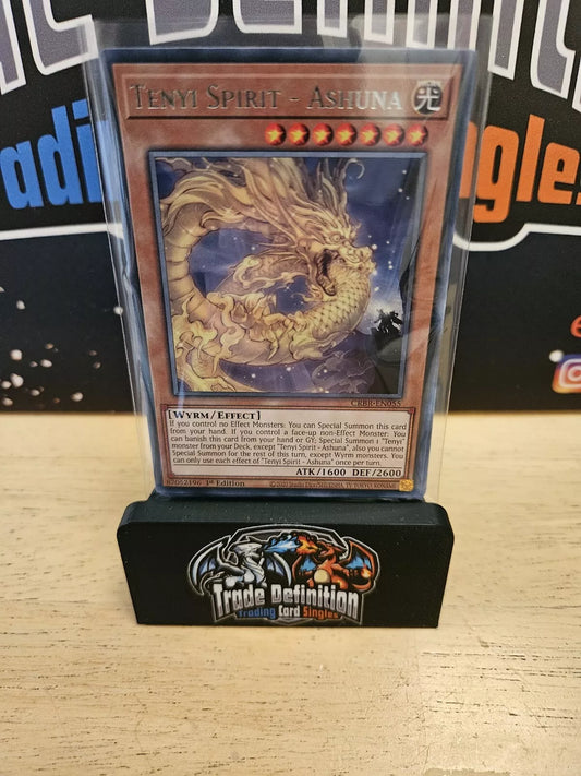 3x Tenyi Spirit - Ashuna CRBR-EN055 Rare 1st Edition Playset YuGiOh