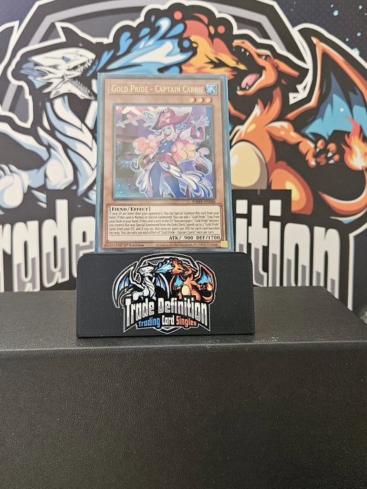 PHHY-EN088 Gold Pride - Captain Carrie Ultra Rare 1st Edition NM Yugioh Card