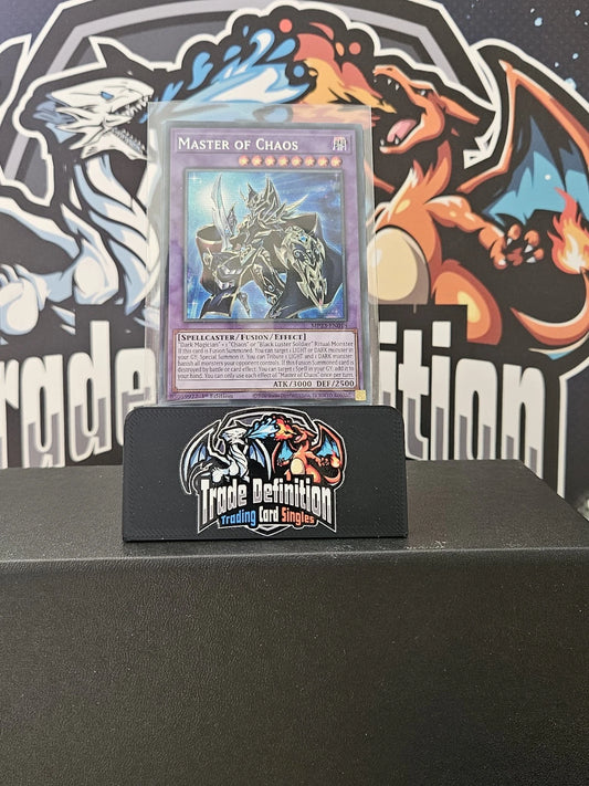 MP23-EN018 Master of Chaos : Prismatic Secret Rare Card : 1st Edition : YuGiOh