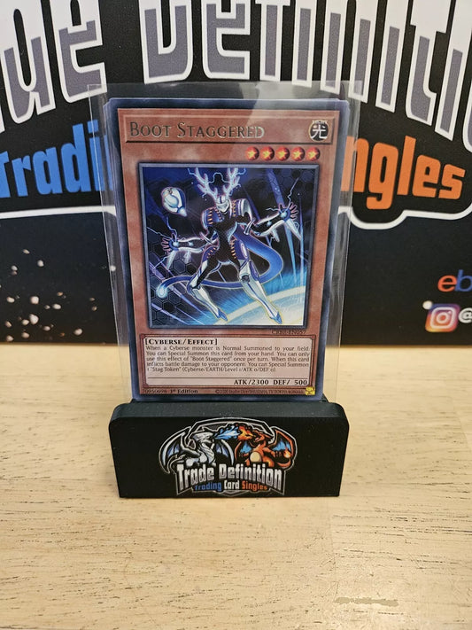 3x Boot Staggered CRBR-EN057 Rare 1st Edition Playset YuGiOh