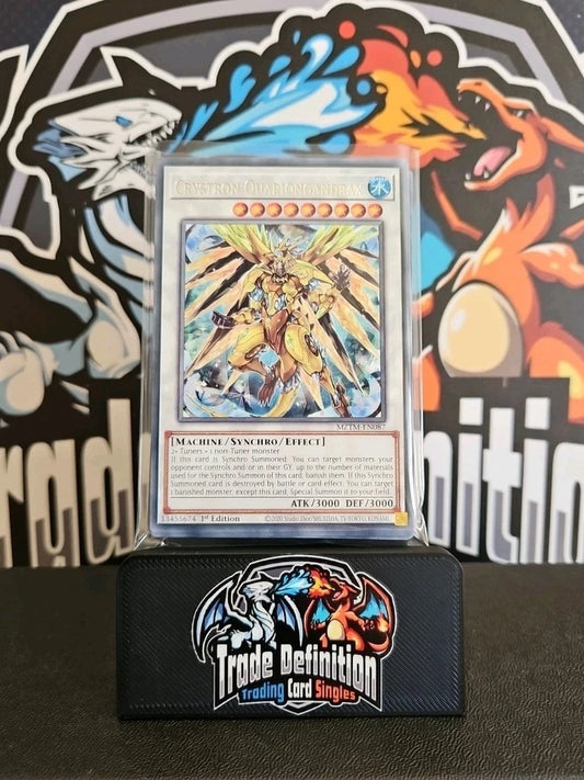 Crystron Quariongandrax MZTM-EN087 Rare 1st Edition YuGiOh